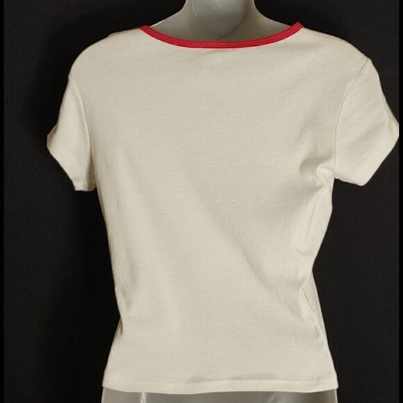 WHITE T SHIRT W/"AMERICAN GIRL" ON FRONT - Picture 4 of 4